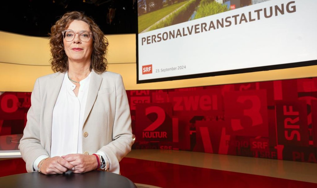 Nathalie Wappler im SRF-Studio