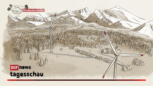 Bild von «Tagesschau»-Beitrag über Windenergie erhitzt die Gemüter