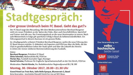 Bild von «Stadtgespräch»: Der grosse Umbruch beim FC Basel. Geht das gut?