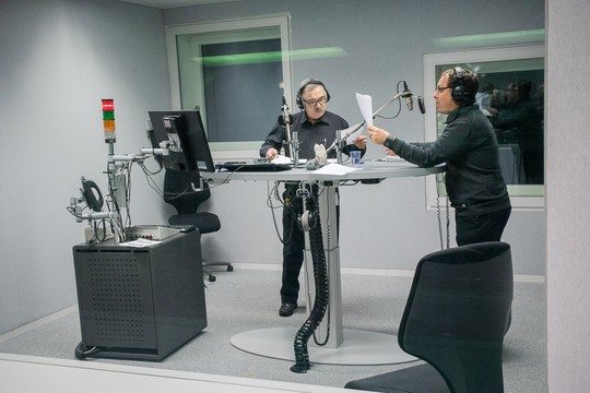 Bild von Besichtigung Radiostudio Bern