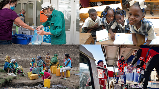 Bild von Glückskette: Hilfe in der Ukraine, Ostafrika, Haiti und in der Schweiz