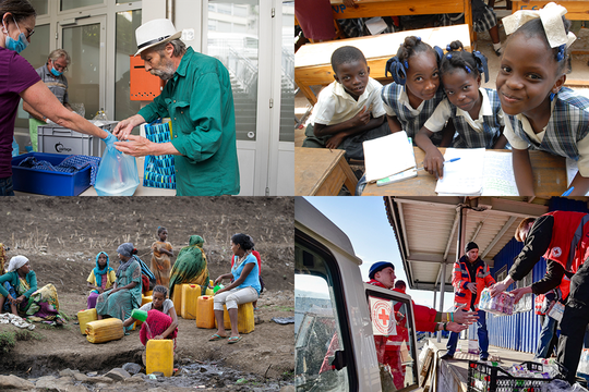 Bild von Glückskette: Hilfe in der Ukraine, Ostafrika, Haiti und in der Schweiz