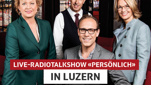 Bild von Die SRF1 Radio-Talk-Sendung «Persönlich» gastiert im Kleintheater in Luzern