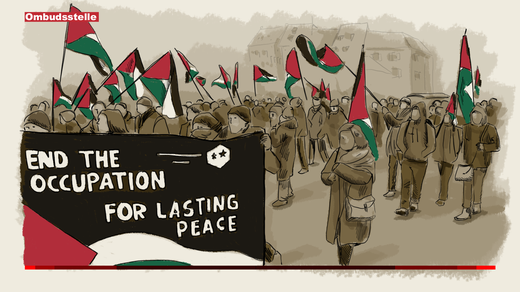 Bild von Ombudsstelle unterstützt Kritik an Bericht über Pro-Palästina-Demo teilweise