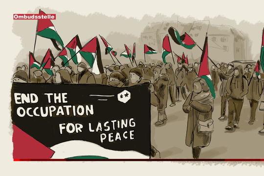 Bild von Ombudsstelle unterstützt Kritik an Bericht über Pro-Palästina-Demo teilweise