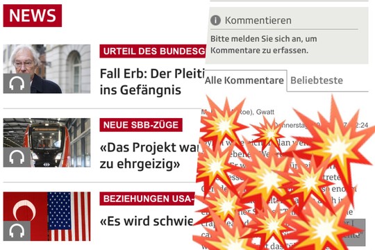 Bild von «Die Kommentarspalte ist ein Minenfeld»