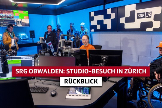 Bild von Mit der SRG Obwalden an die Führung durch die Radio- und Fernsehstudios am Standort Leutschenbach