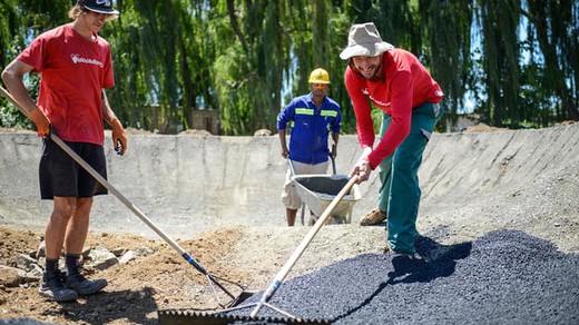Bild von «Pump for peace» – Ein Bike-Track für Lesotho