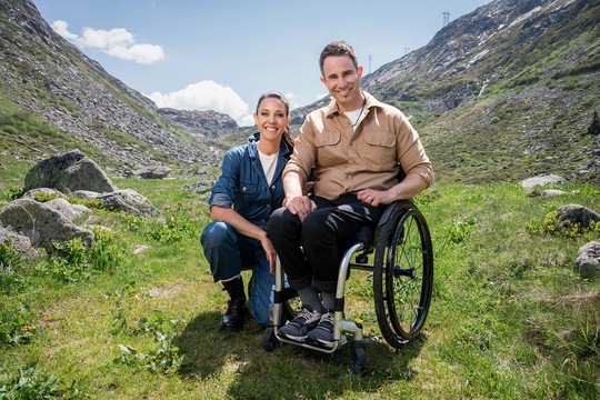 Bild von «SRF ohne Limit»: Im Rollstuhl über die Schweizer Alpen