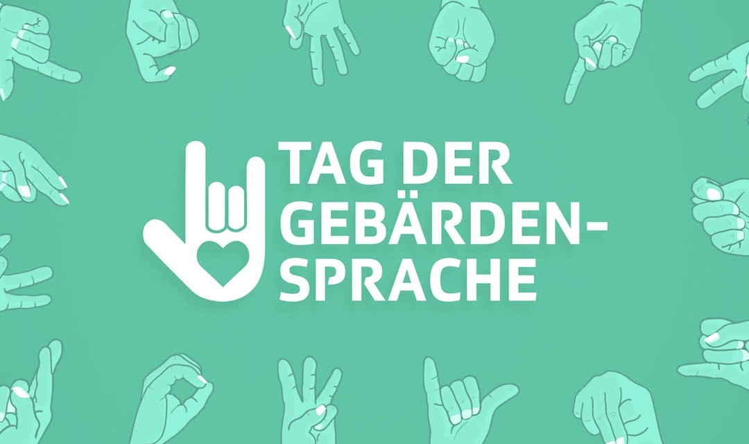 Keyvisual Tag der Gebärdensprache