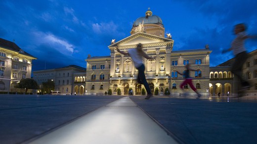 Bild von Besichtigung SRG Studio Bundeshaus und Parlamentsgebäude im August 2025